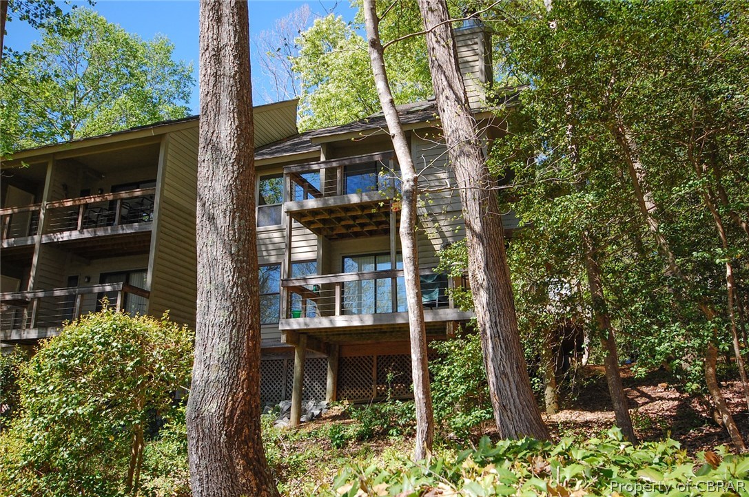 54 D Villa Ridge Drive, Unit D Hartfield, VA 23071 - Photo 2 of 34 WATERSIDE VIEW OF VILLA CONDO