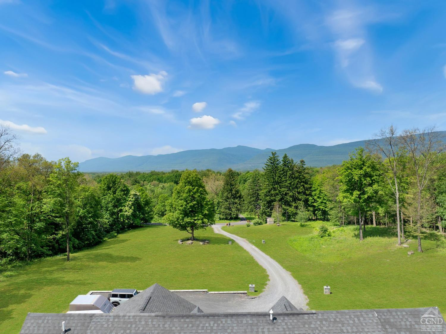 174 Grove School Road Catskill, NY 12414 - Photo 38 of 52 a view of a big yard with a large trees