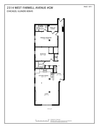 $275,000 | 2314 West Farwell Avenue, Unit GW, Chicago, IL 60645