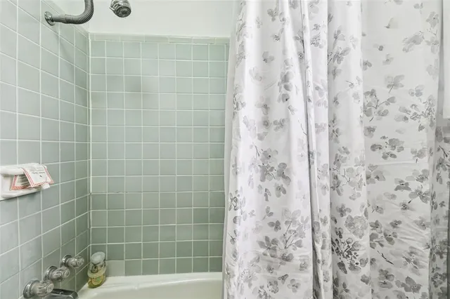 a view of a park with slides