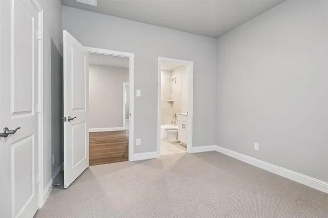 wooden floor and closet in a room