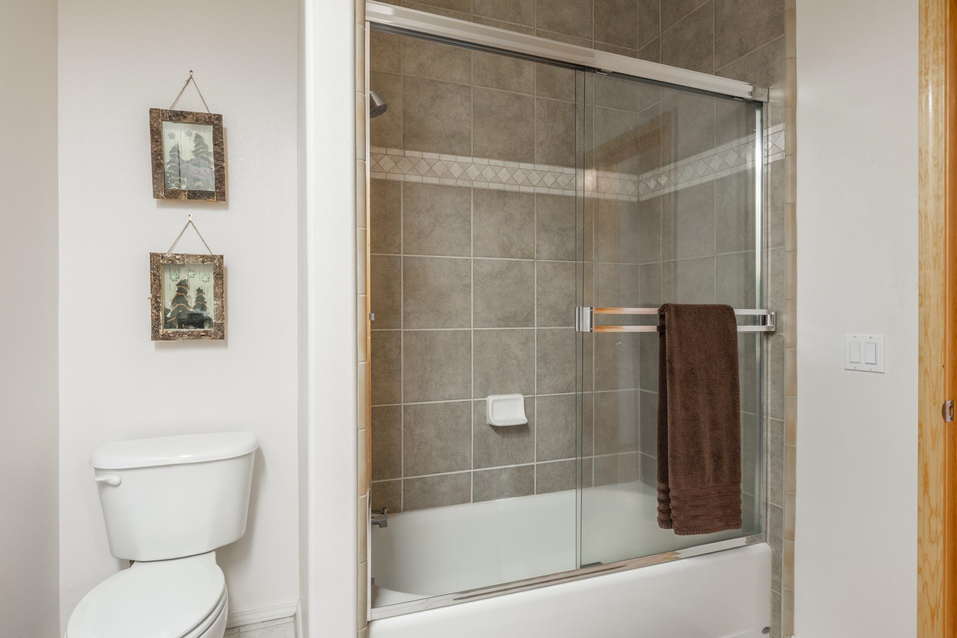 372 Wagon Wheel Road Mammoth Lakes, CA 93546 - Photo 25 of 50 a bathroom with a shower and toilet