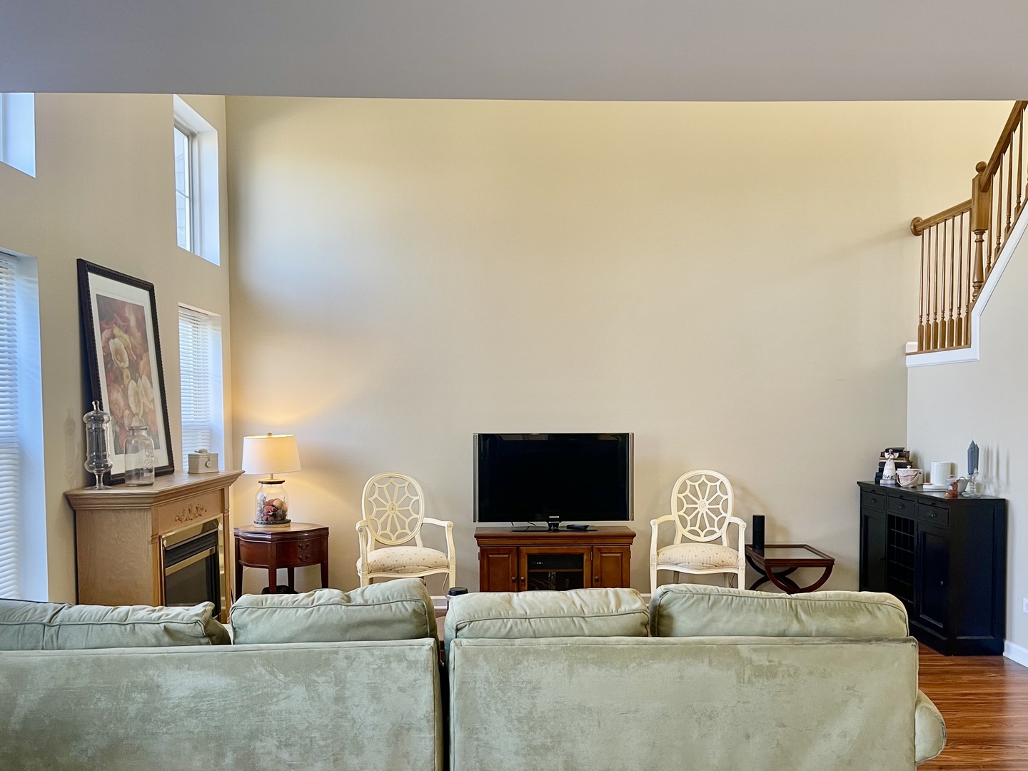 34718 Lakeside Drive Ingleside, IL 60041 - Photo 14 of 34 a living room with furniture and a flat screen tv