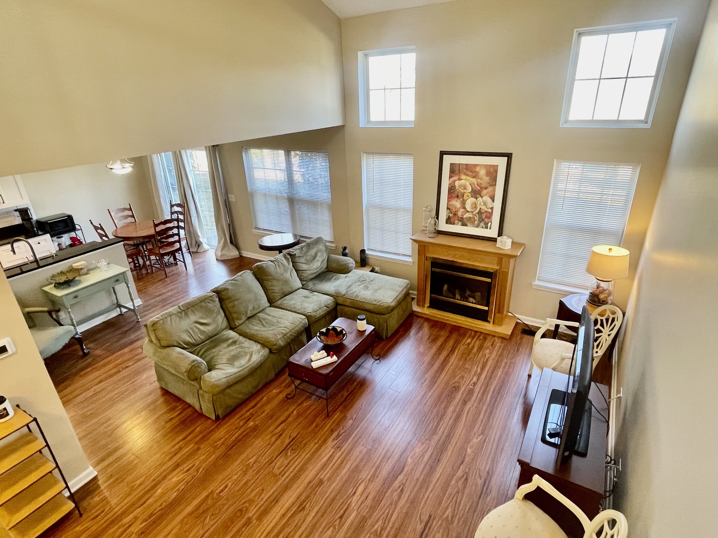34718 Lakeside Drive Ingleside, IL 60041 - Photo 19 of 34 a living room with furniture fireplace and flat screen tv