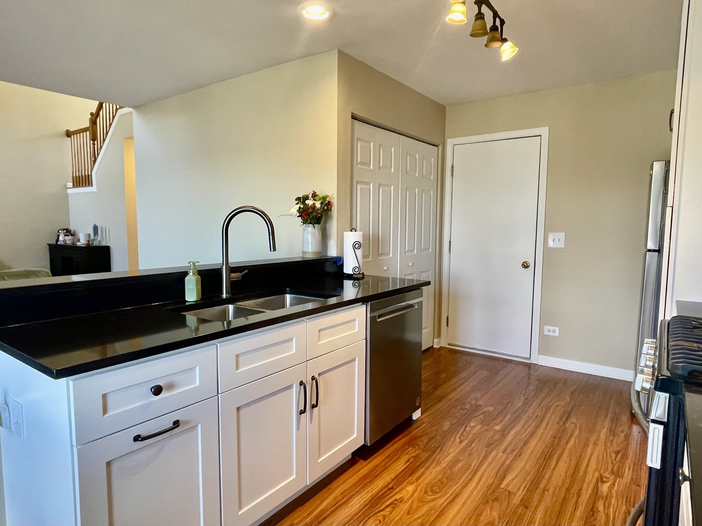 34718 Lakeside Drive Ingleside, IL 60041 - Photo 6 of 34 a spacious bathroom with a granite countertop sink a mirror and shower