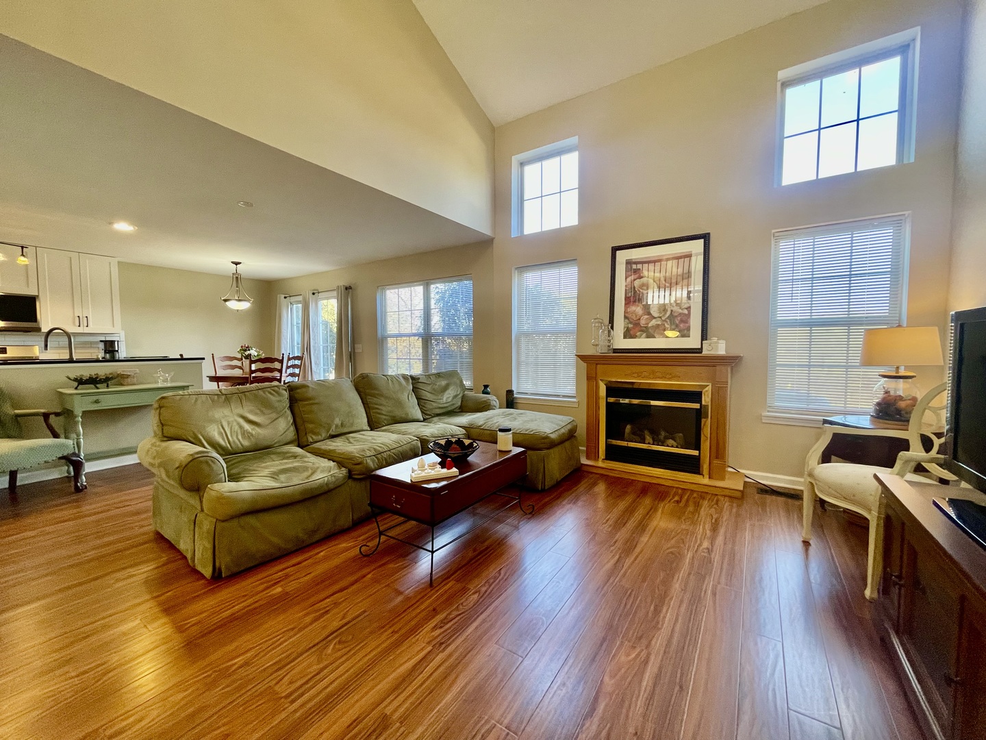 34718 Lakeside Drive Ingleside, IL 60041 - Photo 10 of 34 a living room with furniture and a fireplace