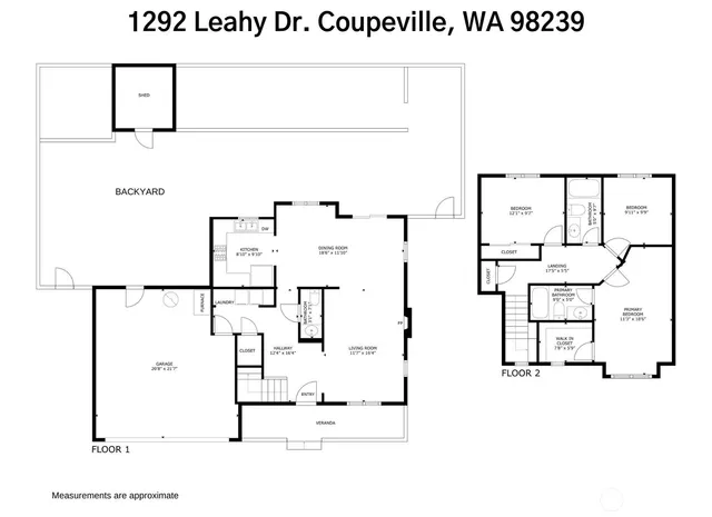 $485,000 | 1292 South Leahy Drive, Coupeville, WA 98239