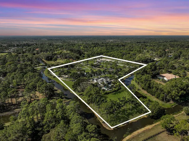 a view of a park with swings
