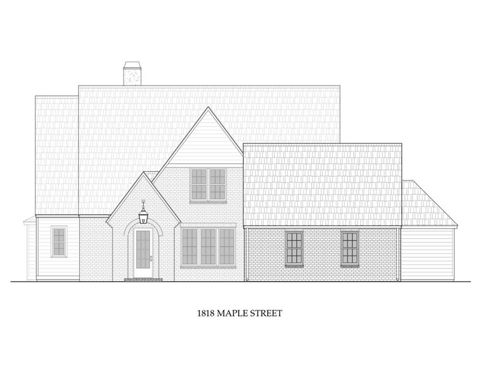 a black and white photo of a house