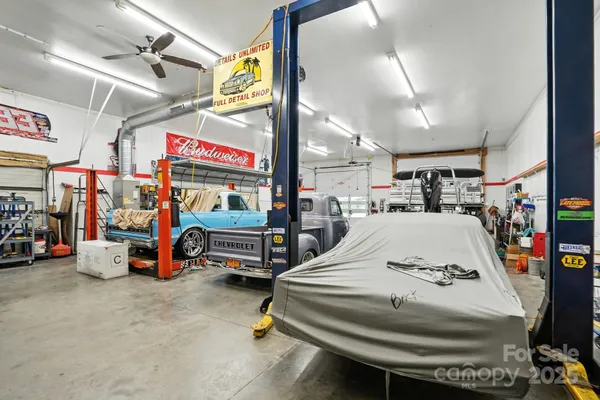 a view of a storage in a room