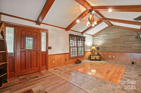 a room with gym equipment