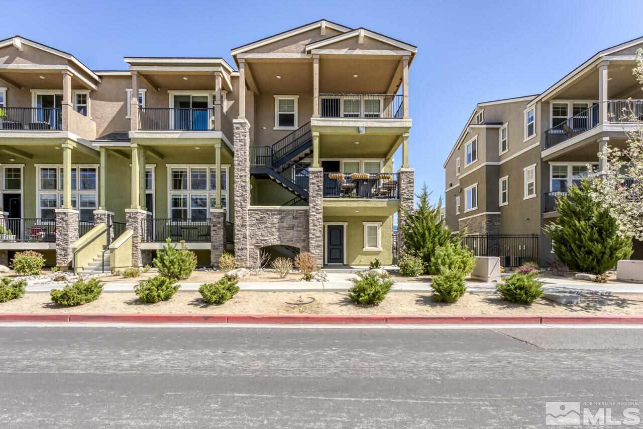front view of multiple houses