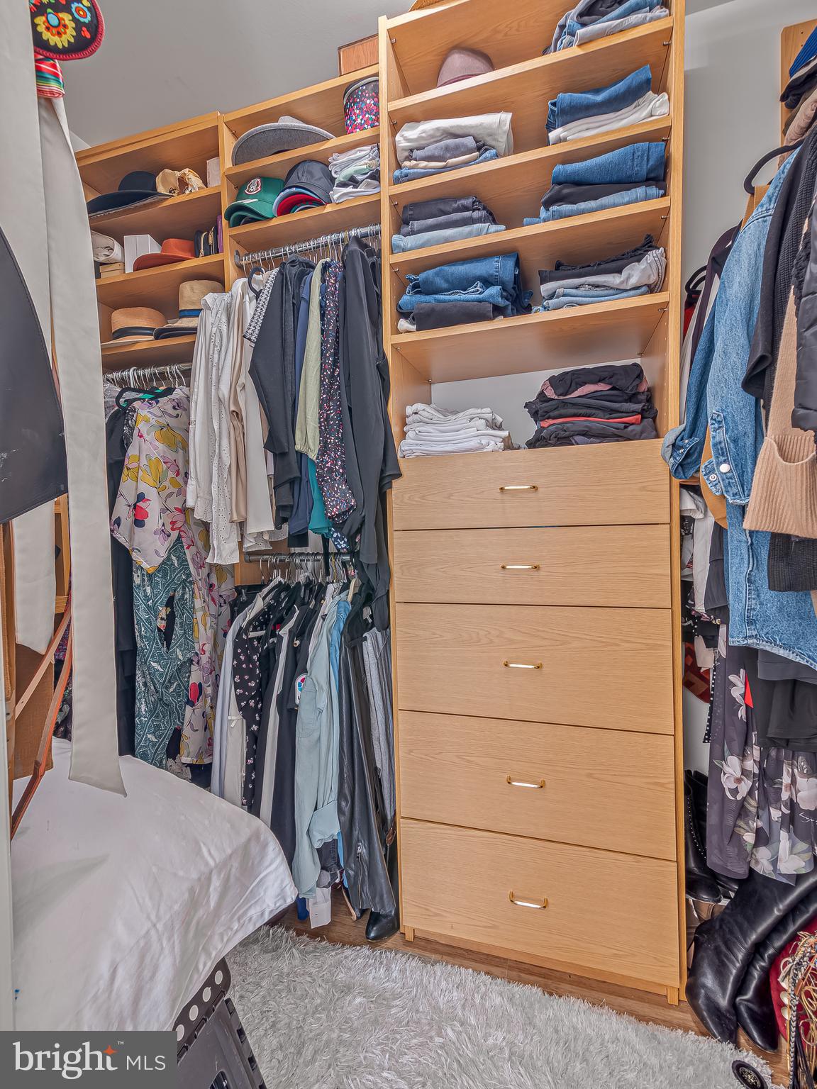 1914 Wilson Lane, Unit 202 McLean, VA 22102 - Photo 27 of 42 a view of walk in closet with clothes and shoes