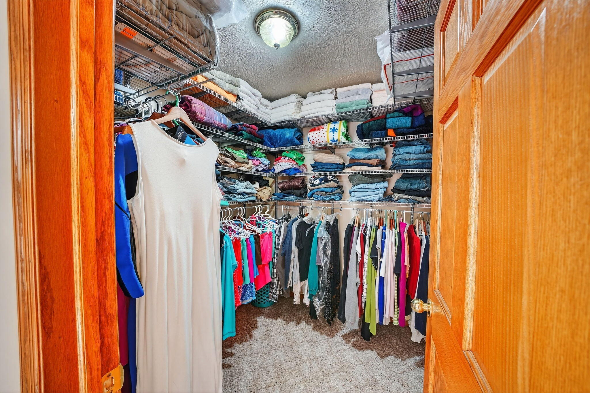 62546 Diamond View Drive Cassopolis, MI 49031 - Photo 25 of 48 Master Closet with new shelving