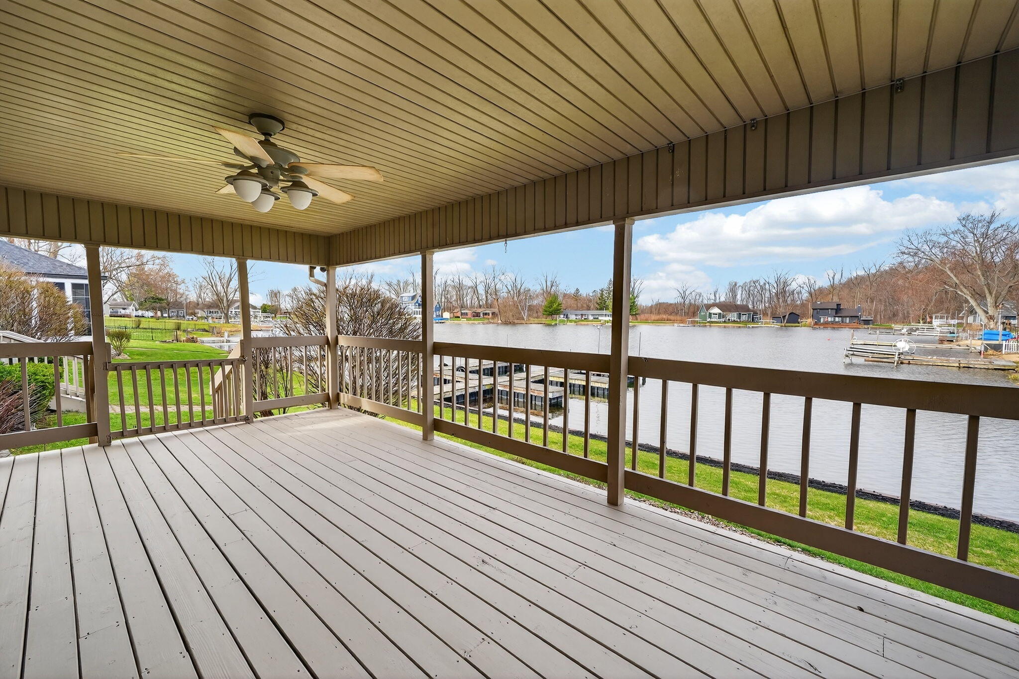 62546 Diamond View Drive Cassopolis, MI 49031 - Photo 34 of 48 Covered Lakeside Deck