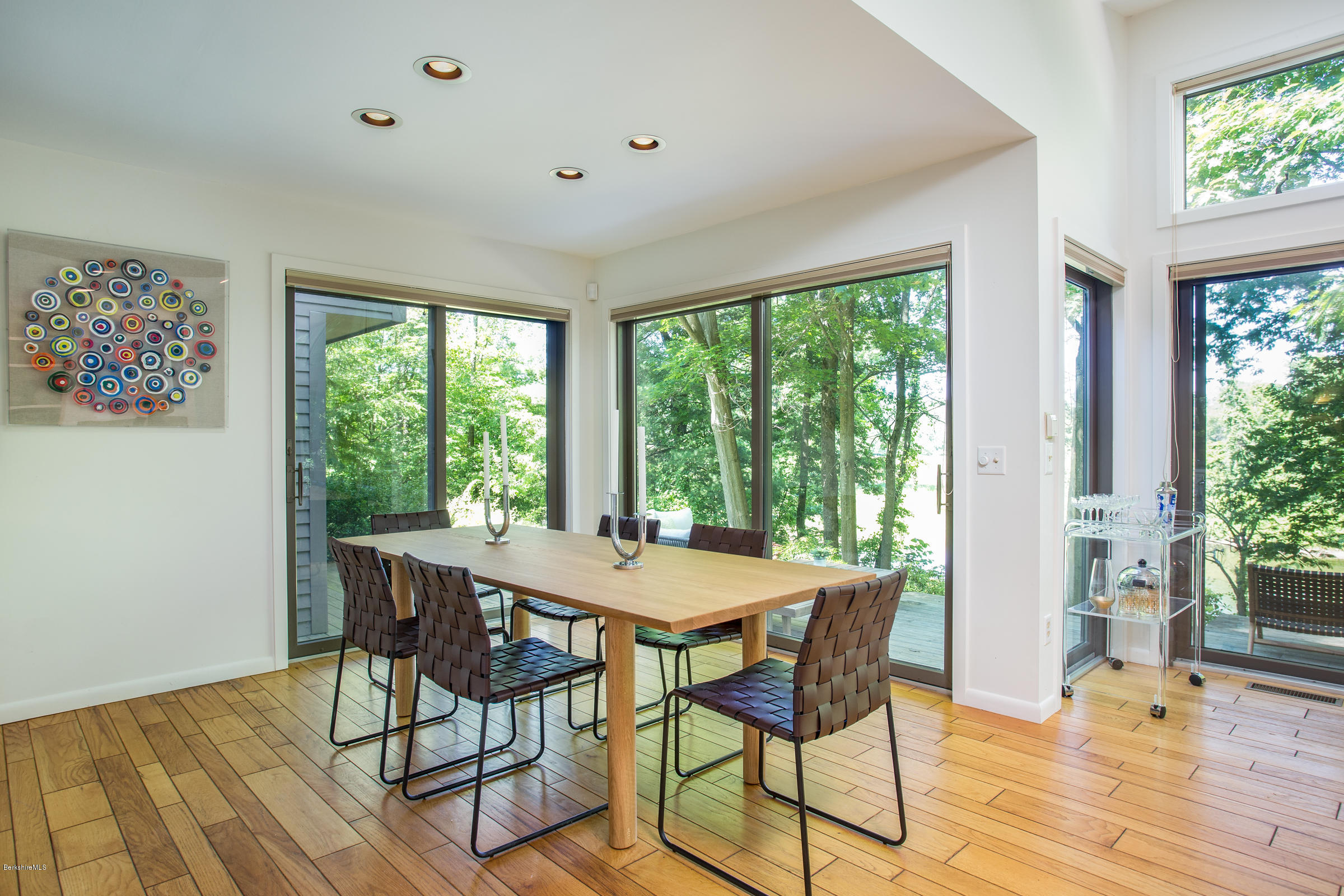 1296 Ashley Falls Road Sheffield, MA 01222 - Photo 12 of 26 Open dining room