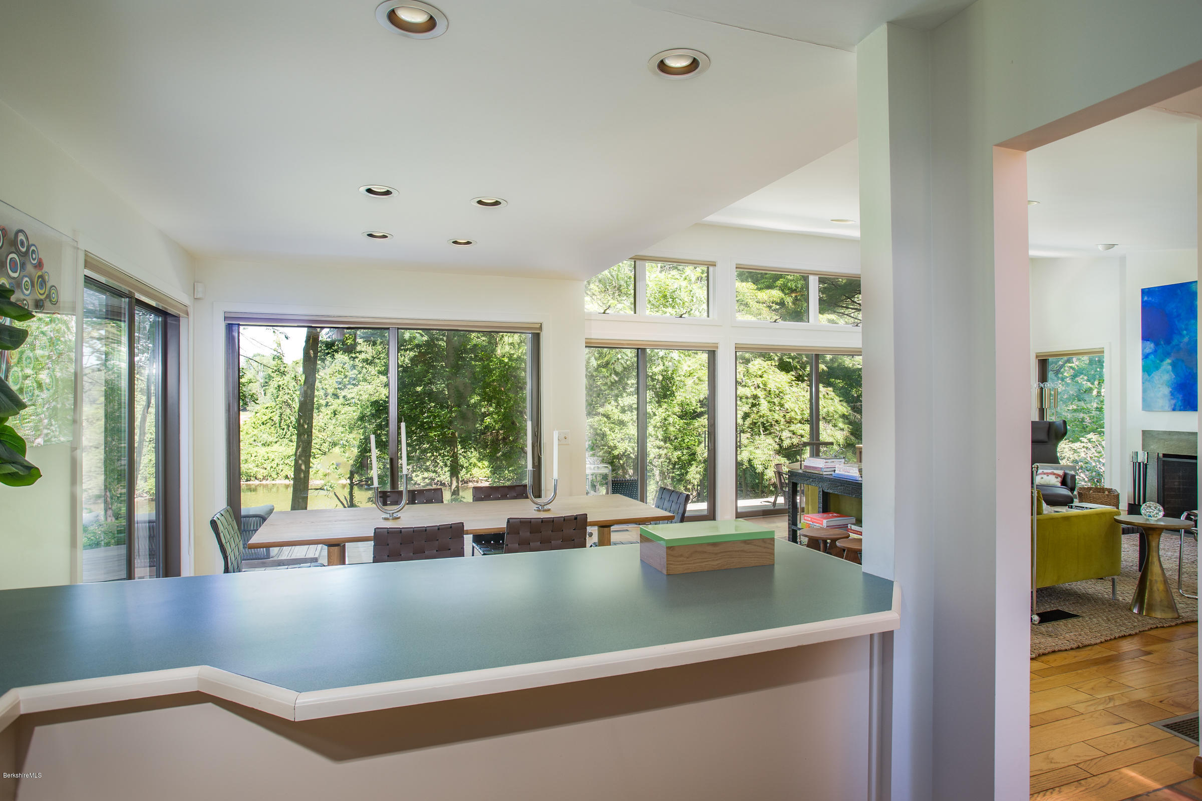 1296 Ashley Falls Road Sheffield, MA 01222 - Photo 20 of 26 Kitchen opens to living area