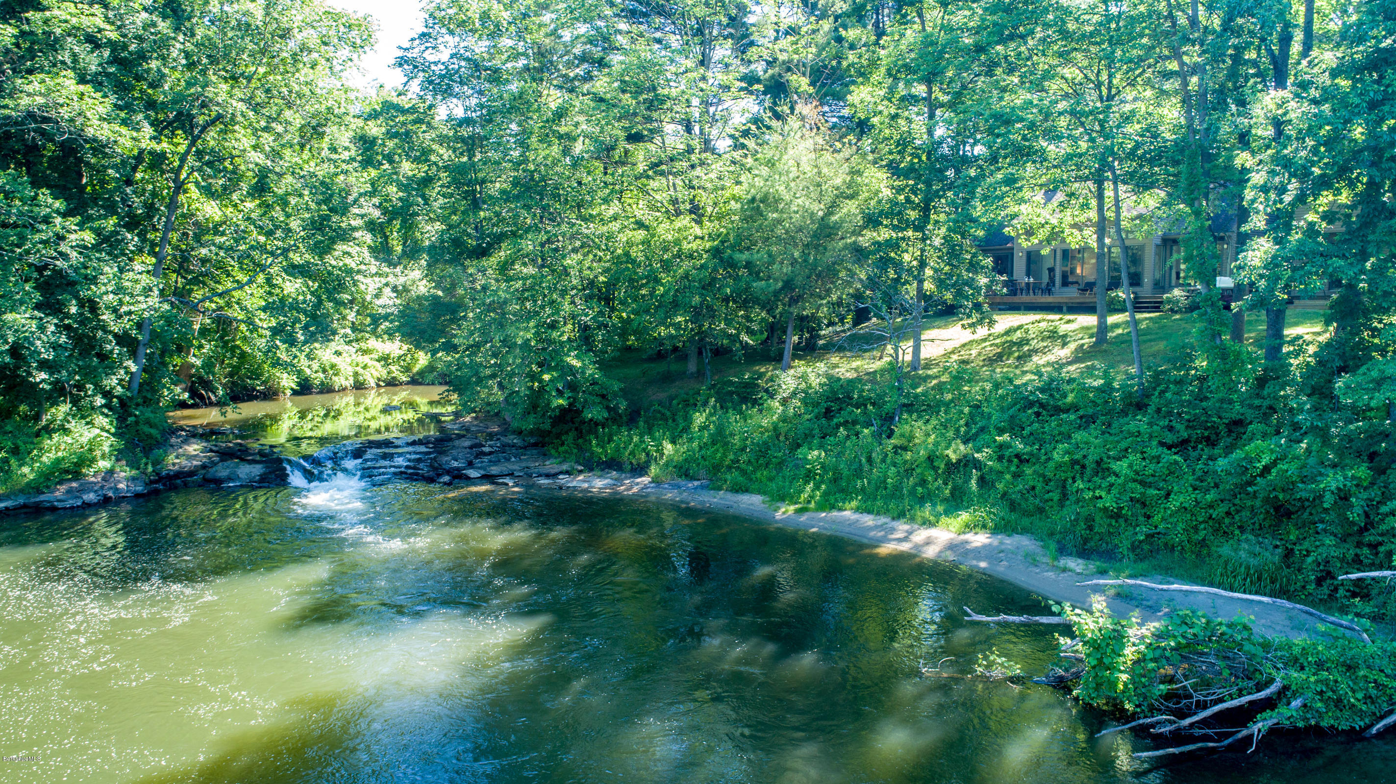 1296 Ashley Falls Road Sheffield, MA 01222 - Photo 3 of 26 Private beach and rapids