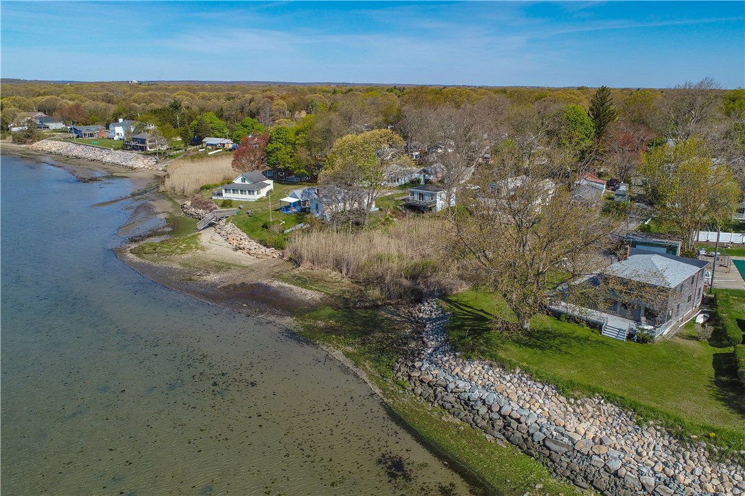 174 Andrew Comstock Road Warwick, RI 02886 - Photo 2 of 40 View from Drone over Greenwich Bay