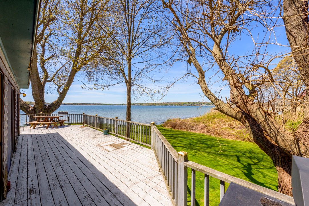 174 Andrew Comstock Road Warwick, RI 02886 - Photo 20 of 40 West Deck with views of Greenwich Bay