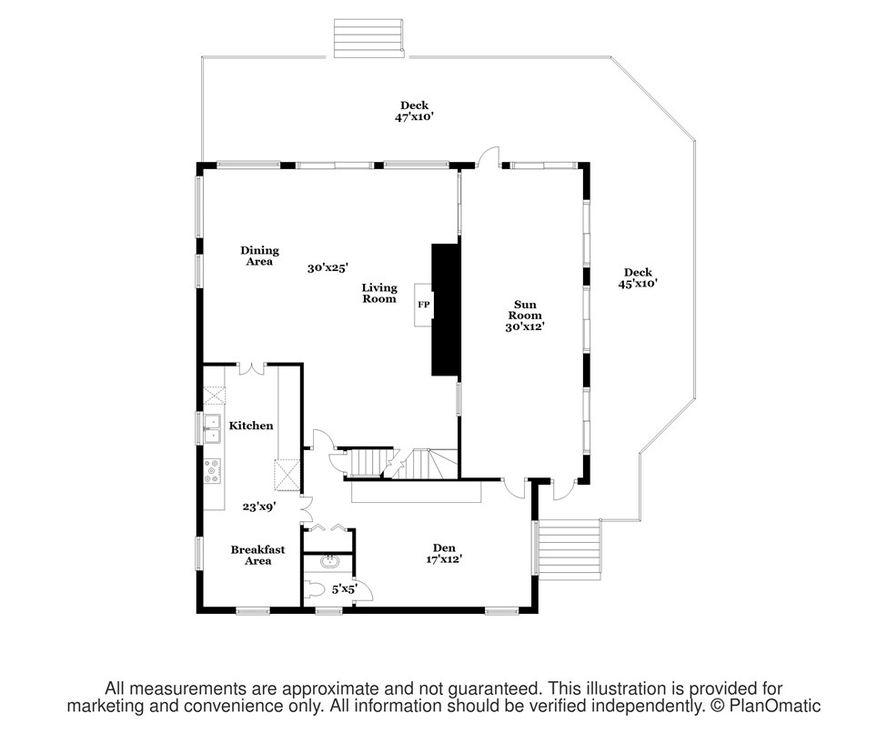 174 Andrew Comstock Road Warwick, RI 02886 - Photo 40 of 40 1st Floor Plan