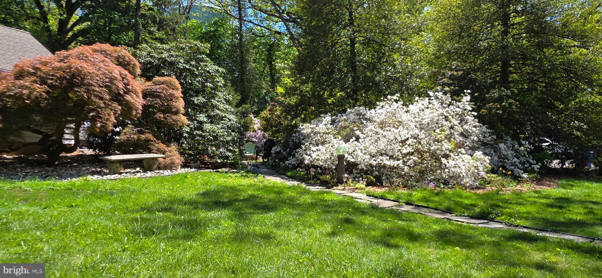 443 High Street Mount Holly, NJ 08060 - Photo 29 of 42 Serene garden oasis in full bloom.