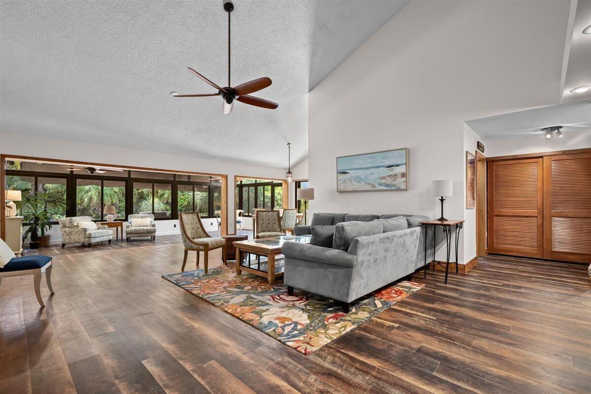 109 Seashore Drive Jupiter, FL 33477 - Photo 15 of 46 Living Room to Sun Room View