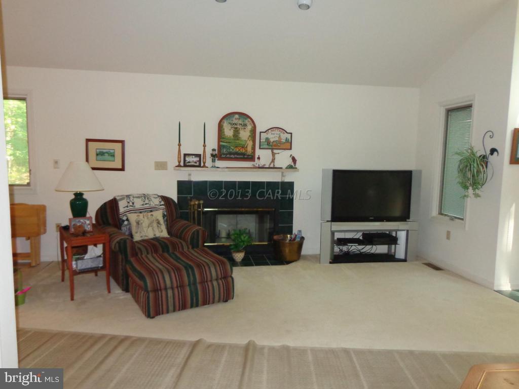 183 Windjammer Road Berlin, MD 21811 - Photo 3 of 18 a living room with furniture a flat screen tv and a fireplace