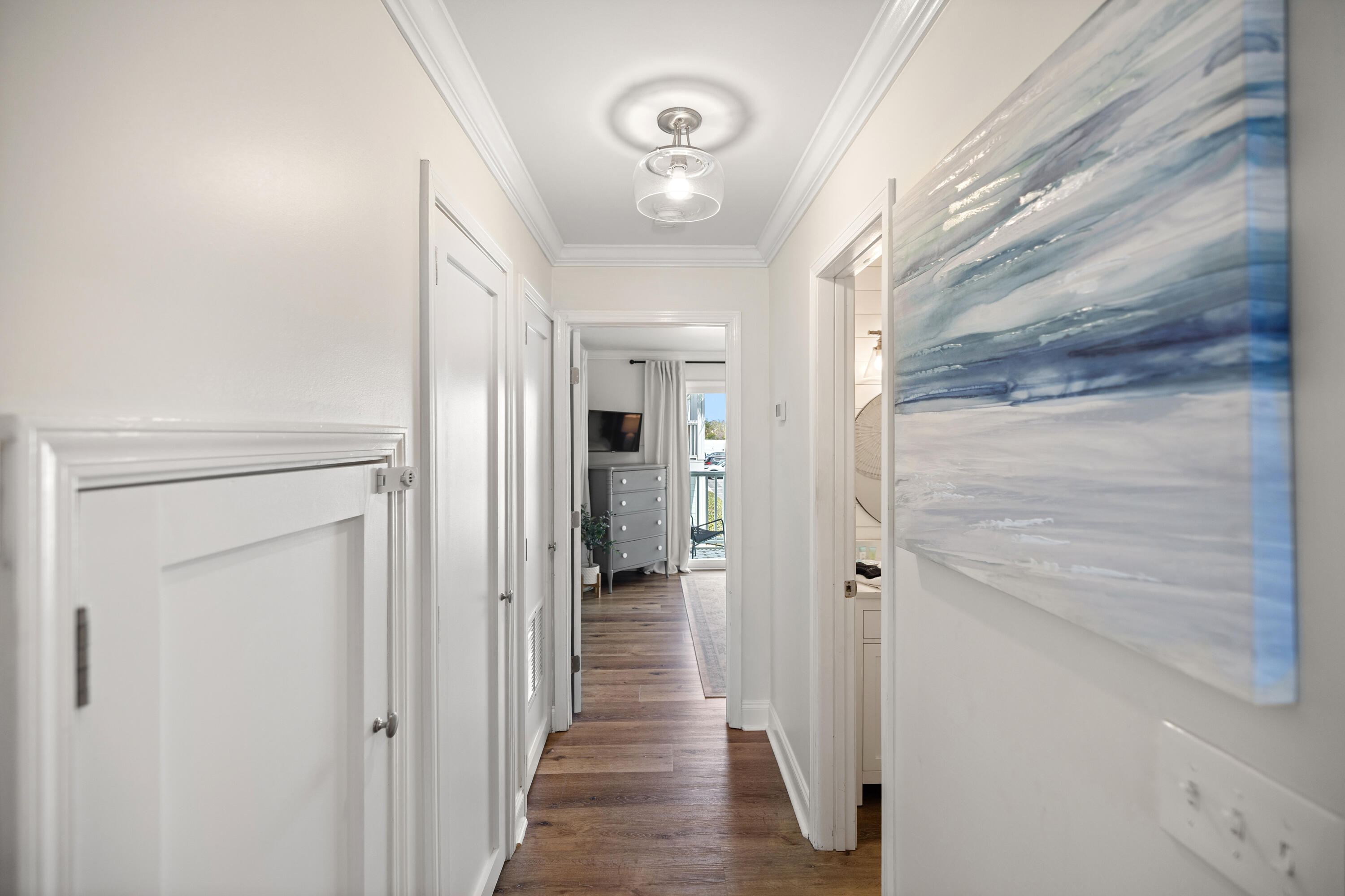 17670 Front Beach Road, Unit L7 Panama City Beach, FL 32413 - Photo 17 of 69 a view of a hallway