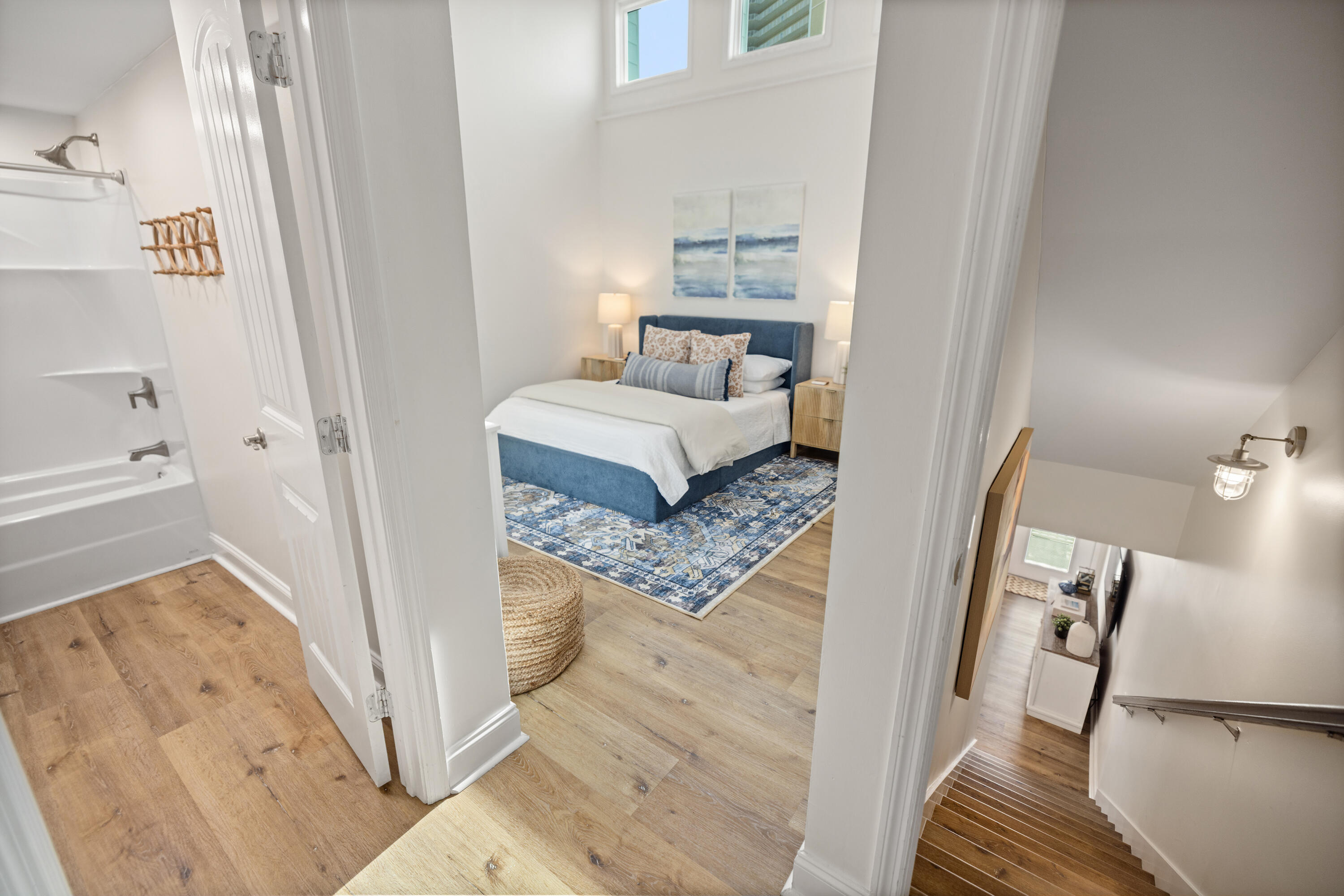 17670 Front Beach Road, Unit L7 Panama City Beach, FL 32413 - Photo 28 of 69 a bathroom with a sink and a mirror