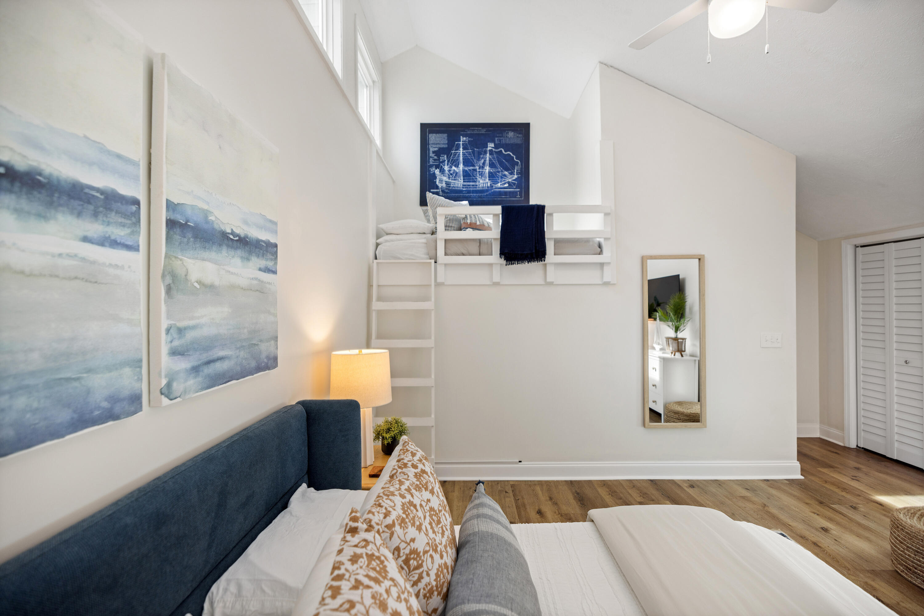 17670 Front Beach Road, Unit L7 Panama City Beach, FL 32413 - Photo 32 of 69 a bedroom with a bed and a window