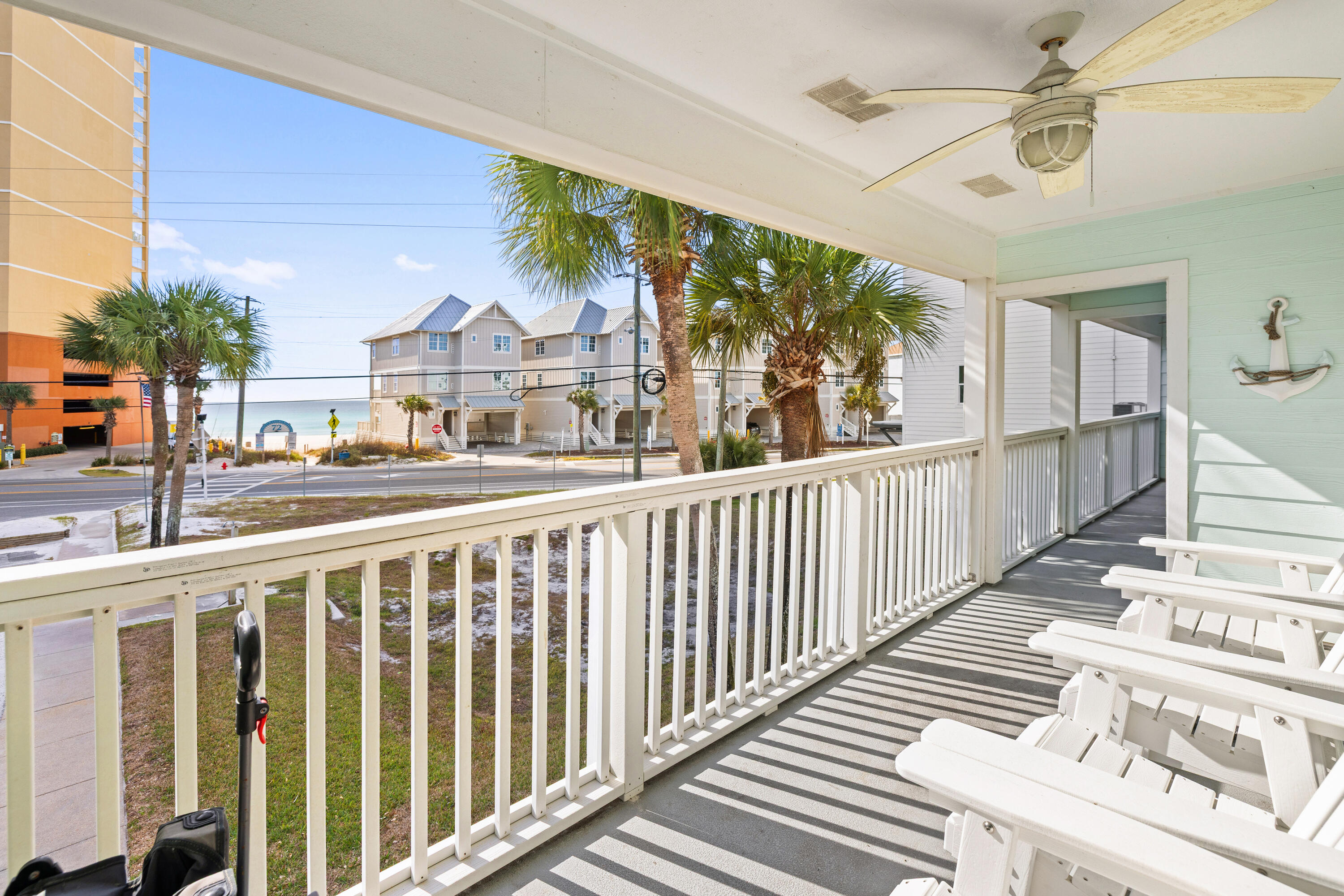 17670 Front Beach Road, Unit L7 Panama City Beach, FL 32413 - Photo 43 of 69 a view of city from a balcony