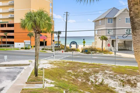 a view of a house with a swimming pool