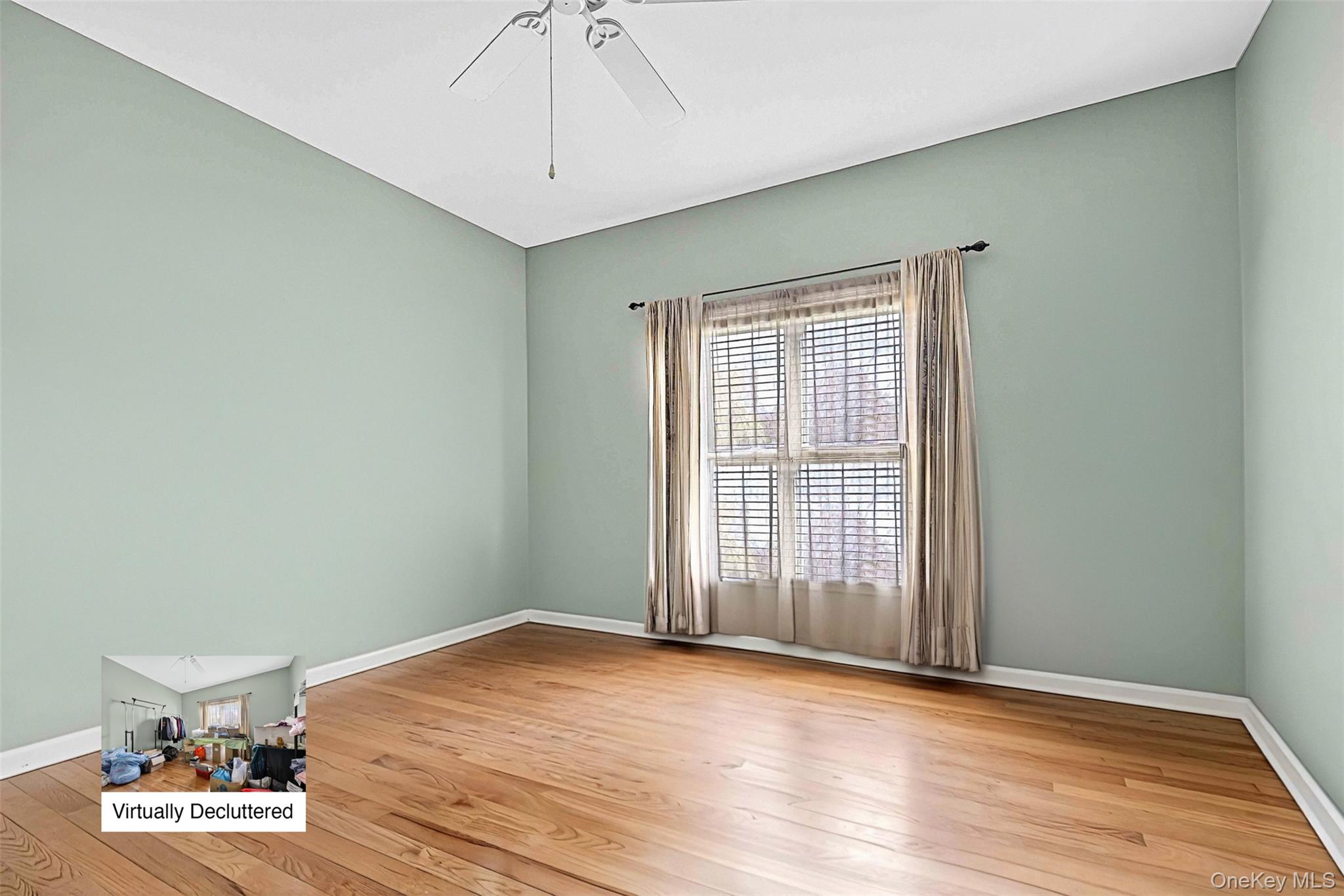 99 Dusinberre Road Gardiner, NY 12525 - Photo 8 of 31 an empty room with wooden floor and windows