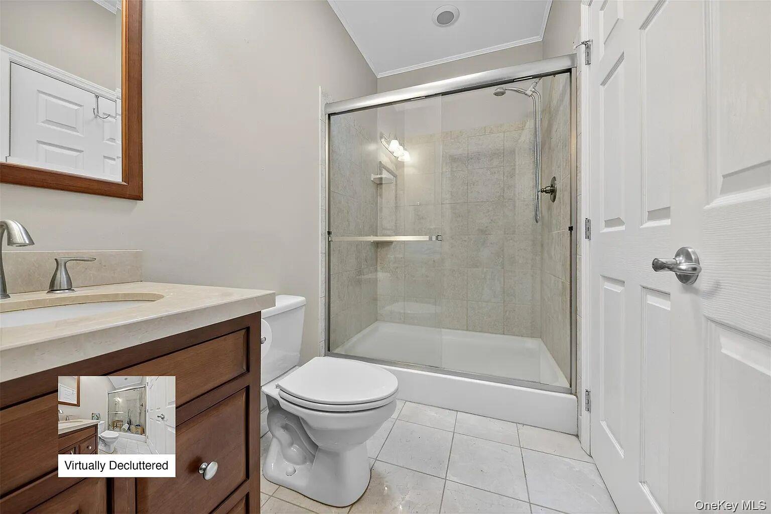 99 Dusinberre Road Gardiner, NY 12525 - Photo 9 of 31 a bathroom with a sink a toilet and shower