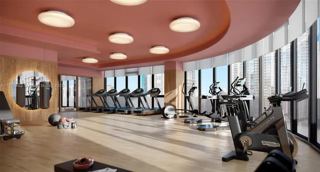 a view of a tables and chairs in patio