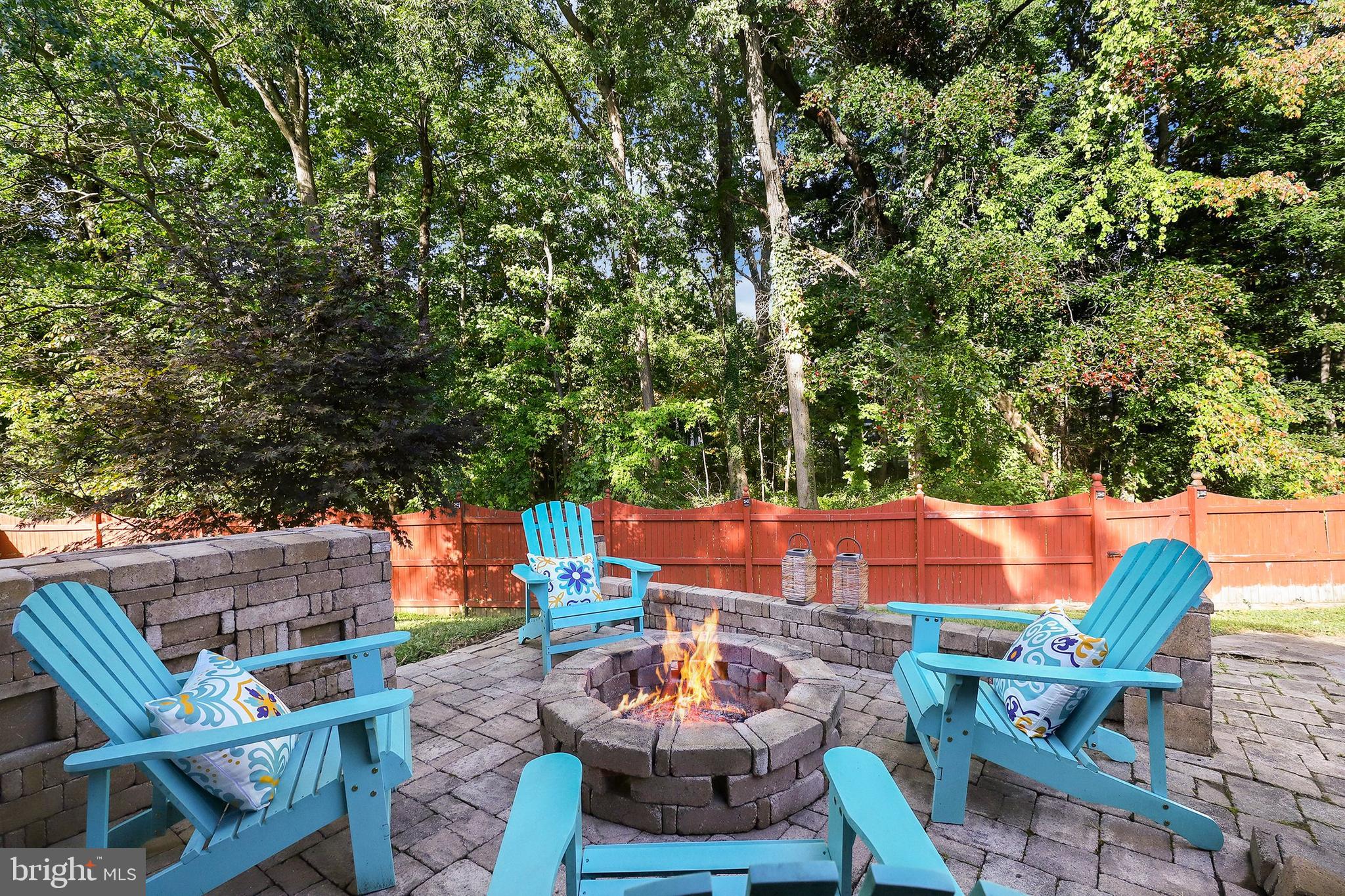 7114 Whetstone Road Alexandria, VA 22306 - Photo 33 of 35 Back Patio with firepit