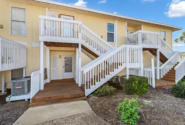 a view of front door of house