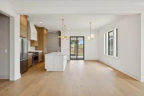 a view of a room with shelf