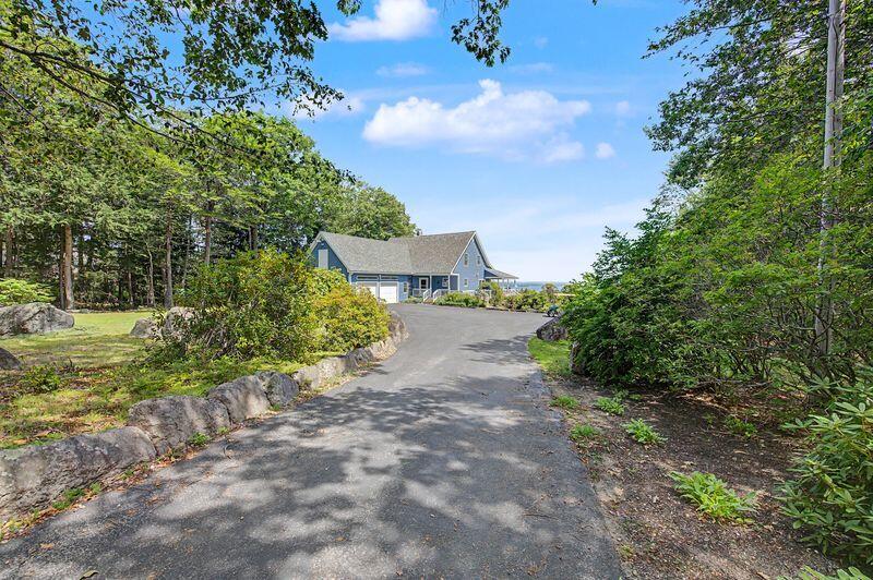 19 Eagle Crest Road Sebago, ME 04029 - Photo 48 of 62 Driveway Entry with Custom Stone Work