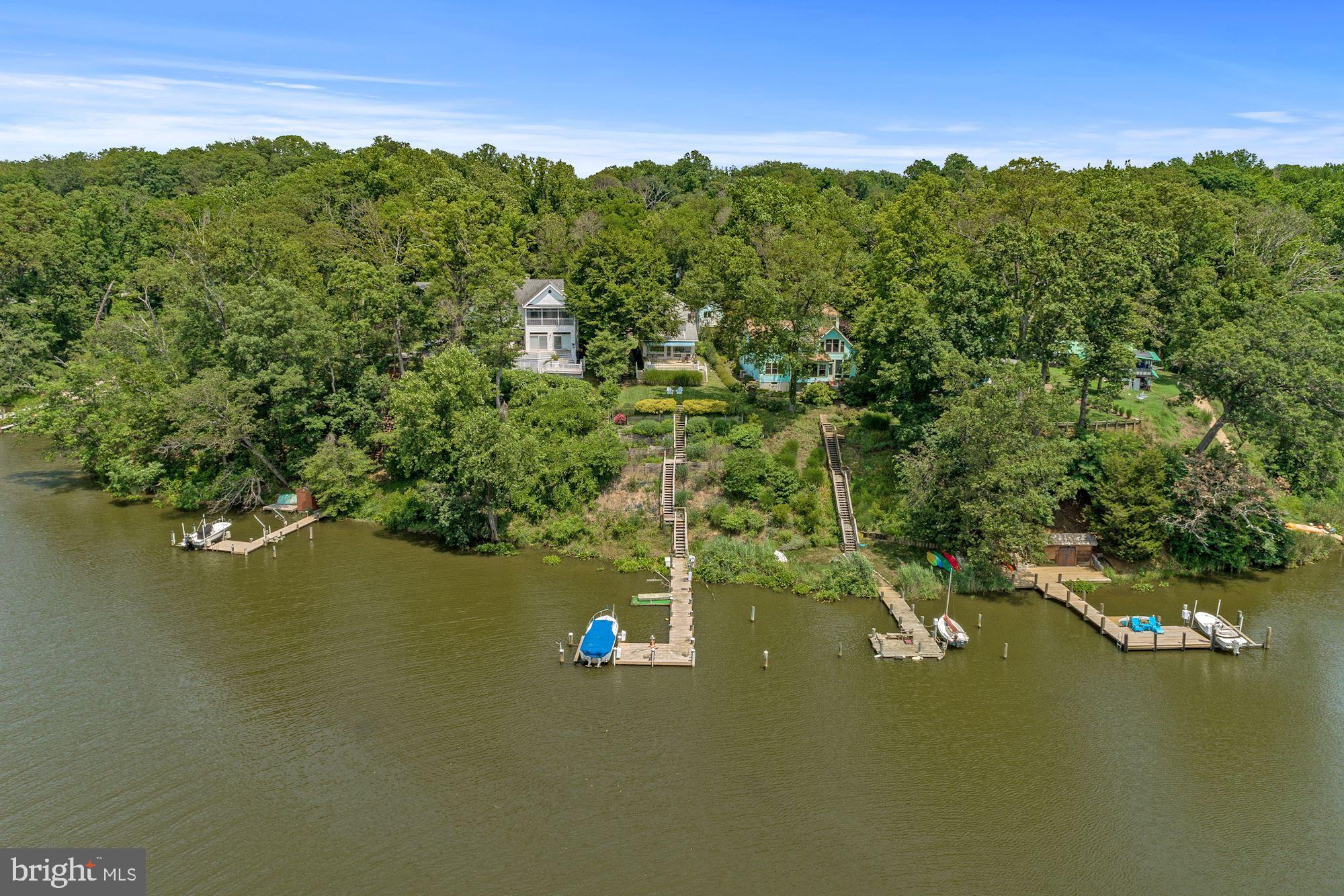 10 West Severn Ridge Road Annapolis, MD 21409 - Photo 2 of 31 View of the private pier