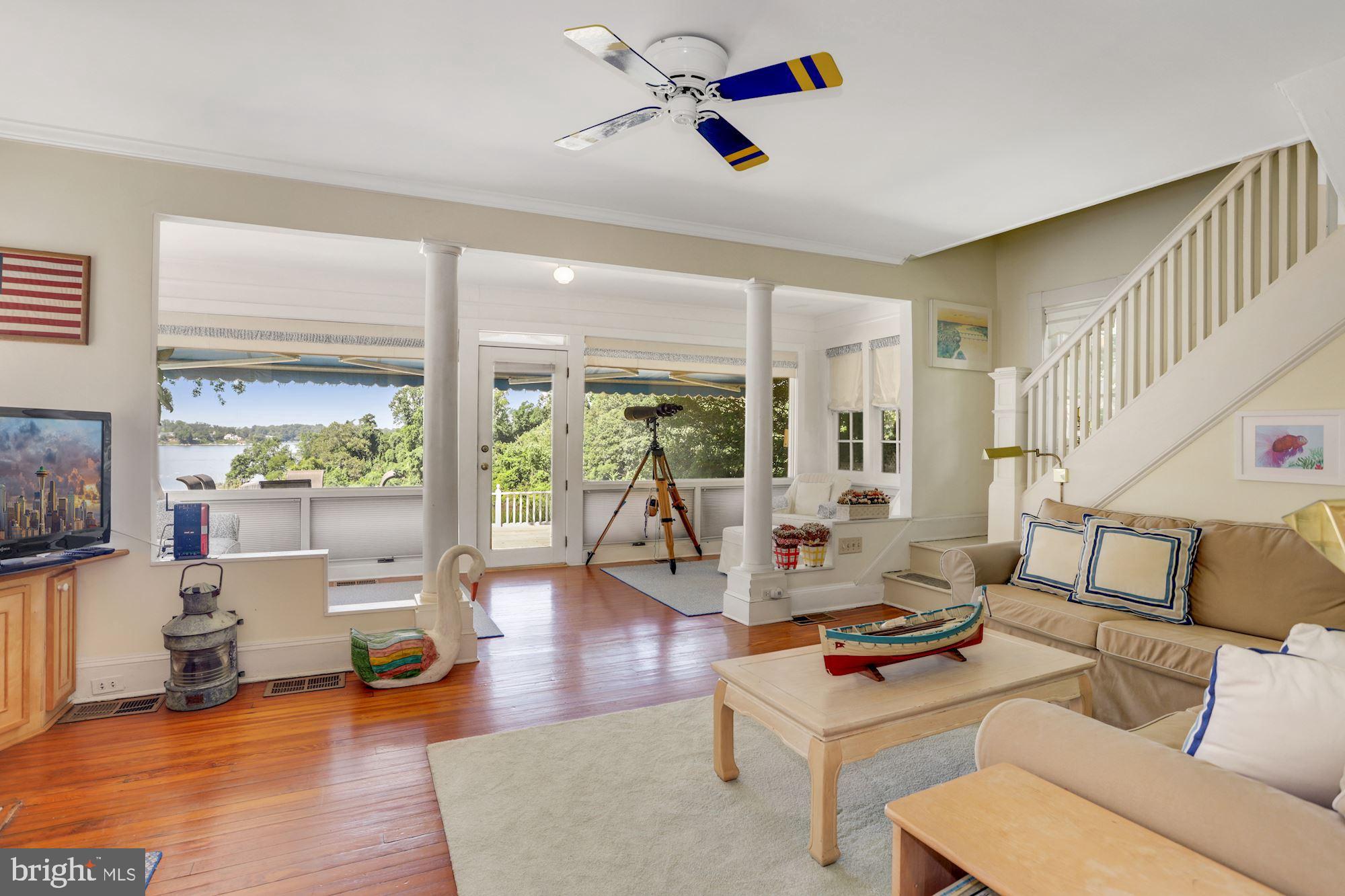 10 West Severn Ridge Road Annapolis, MD 21409 - Photo 14 of 31 Light filled main level with huge water views