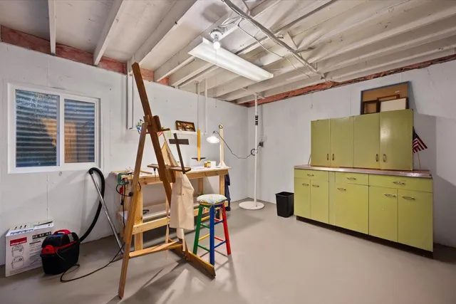 a view of storage and utility room