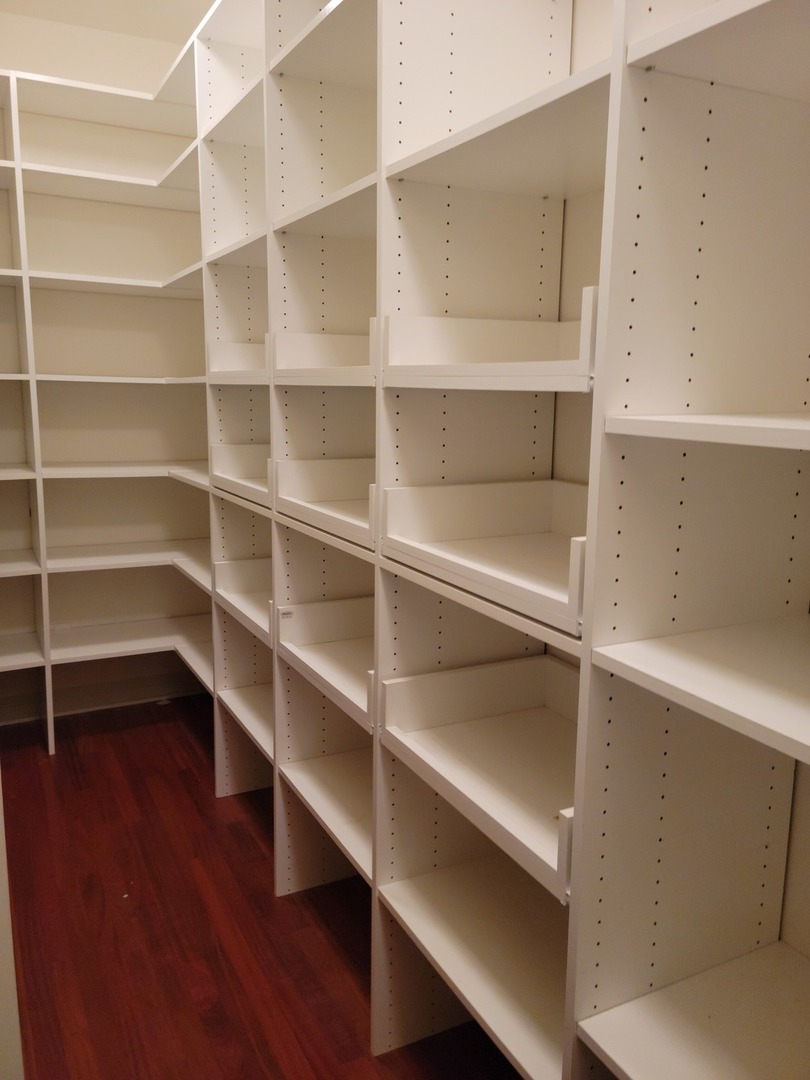 10701 Knickerbocker Road Harvard, IL 60033 - Photo 34 of 46 a view of walk in closet with empty racks