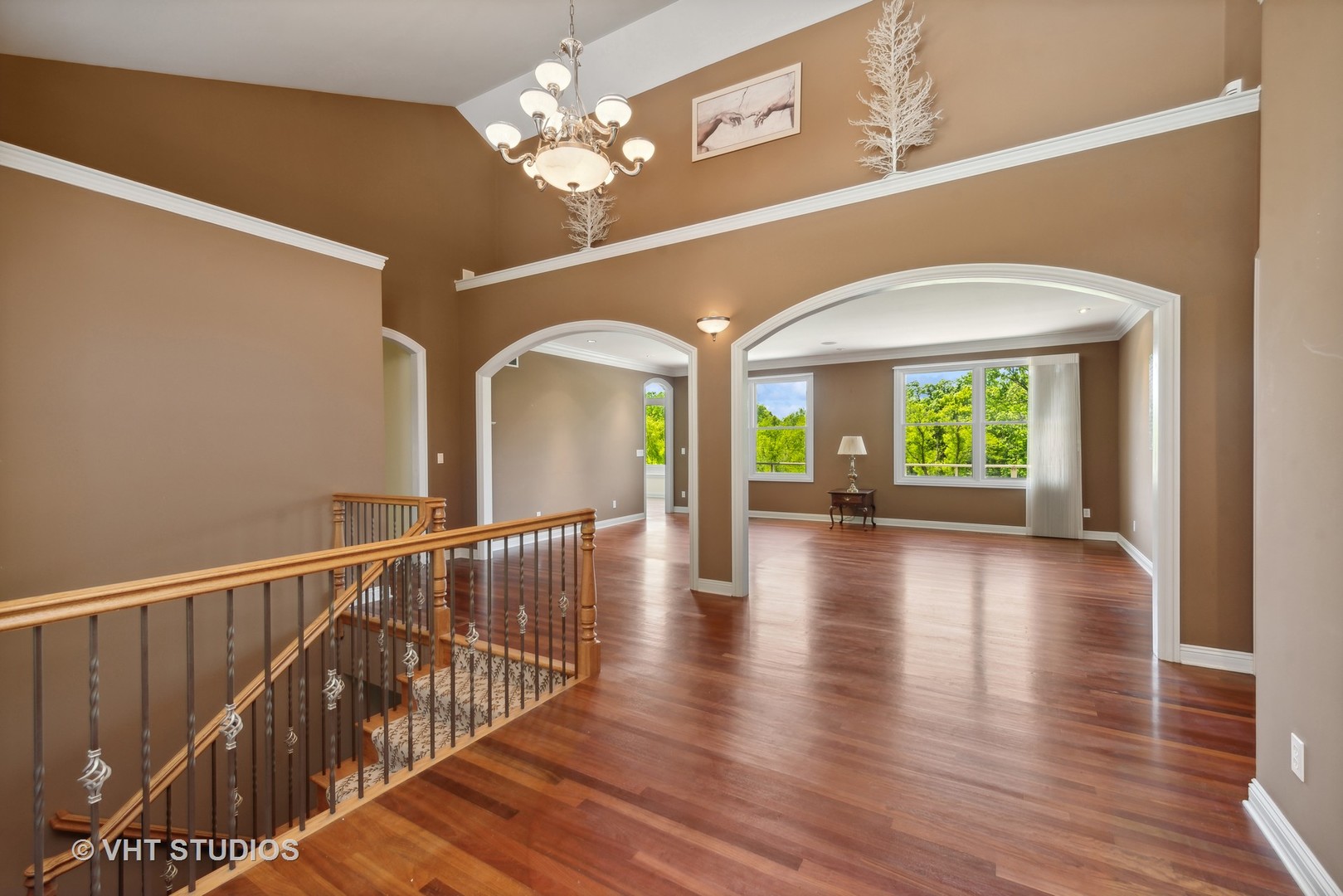 10701 Knickerbocker Road Harvard, IL 60033 - Photo 10 of 46 a view of livingroom with hardwood floor and ceiling fan