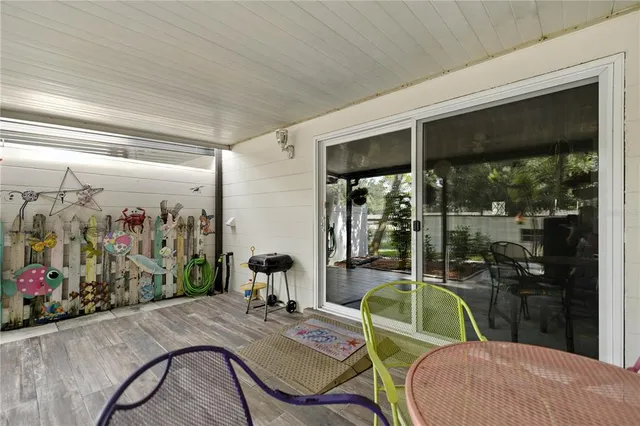 a house view with a outdoor space