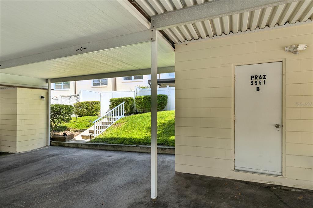 9951 Southwest 88th Court Road, Unit B Ocala, FL 34481 - Photo 29 of 29 a view of a porch