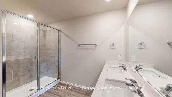a room with a sink