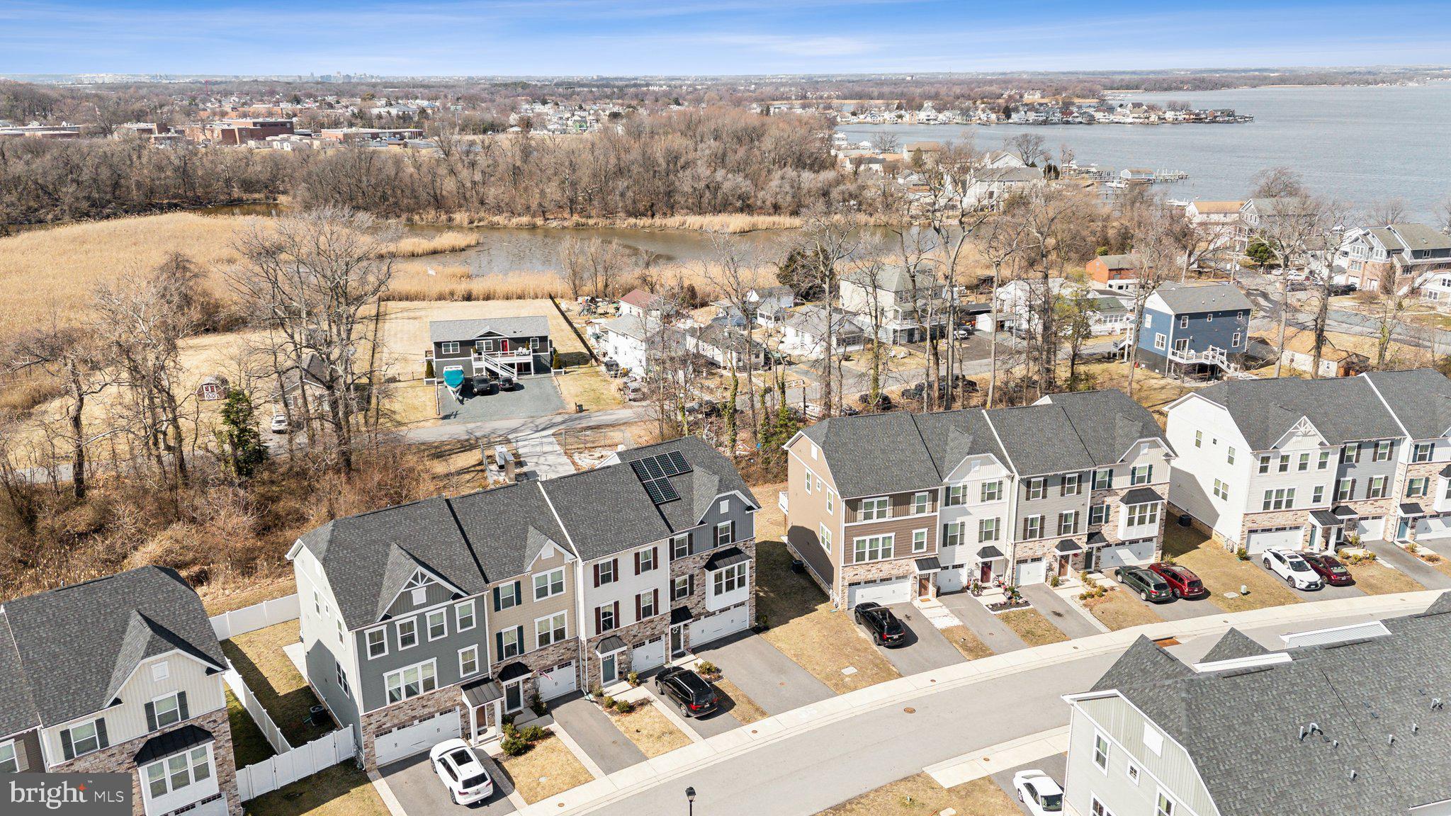 3012 Shaws Road Edgemere, MD 21219 - Photo 36 of 57 an aerial view of a building with lake view