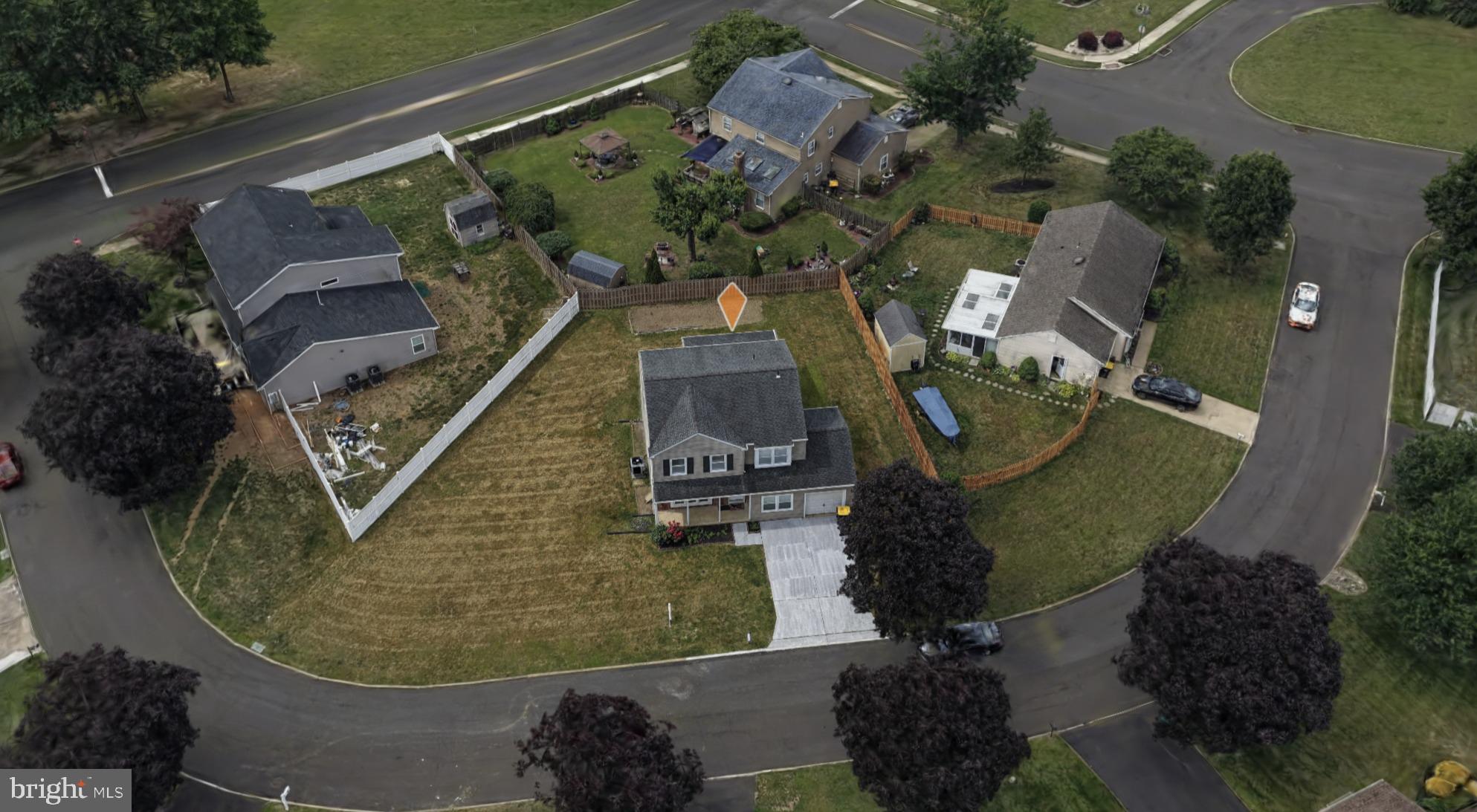 3007 Rampart Road Bensalem, PA 19020 - Photo 2 of 48 an aerial view of a house with outdoor space